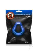 Oxballs Hung Padded Silicone Cock Ring 3in - Blue