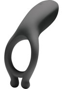 Optimale Rechargeable Silicone Vibrating Cock Ring - Slate