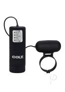 Colt Waterproof Power Vibrating Cock Ring - Black