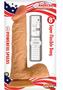 Real Skin All American Whoppers Vibrating Dildo With Balls 8in - Vanilla